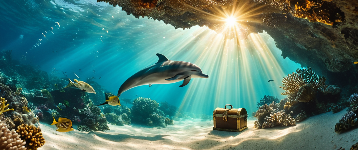 Dolphin Treasure key art